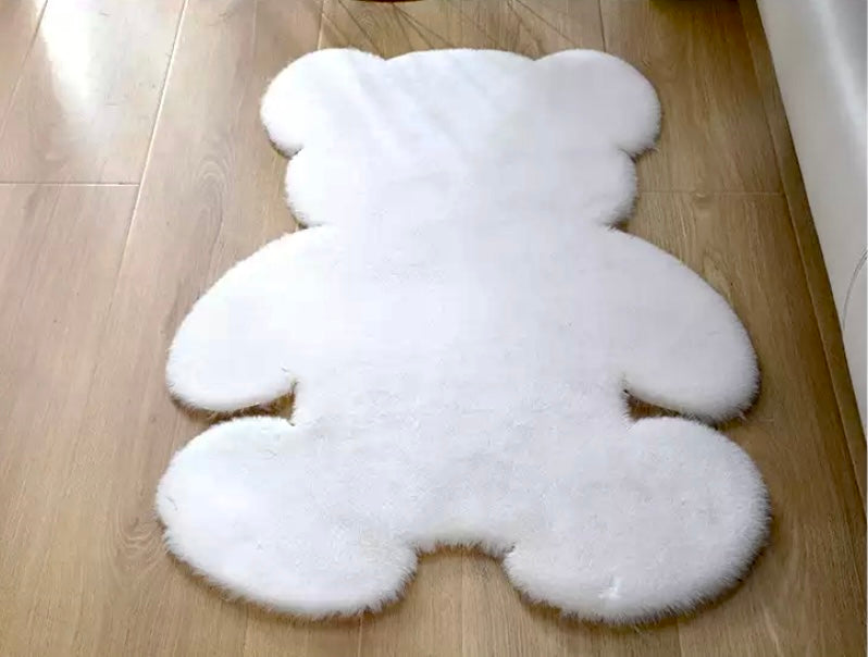Rabbit Faux Fur Bear Rug