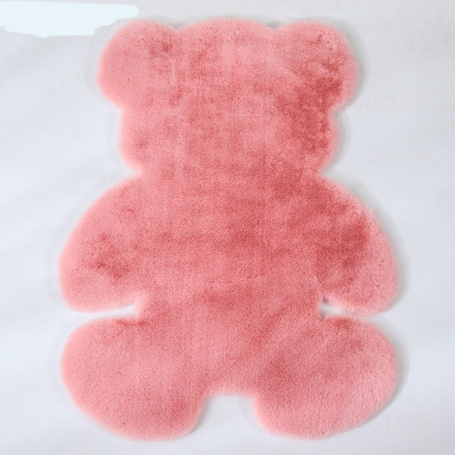 Rabbit Faux Fur Bear Rug