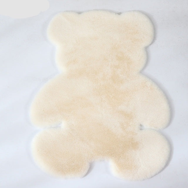 Rabbit Faux Fur Bear Rug