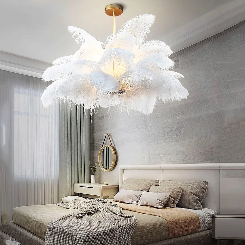 Feather Cloud Chandelier