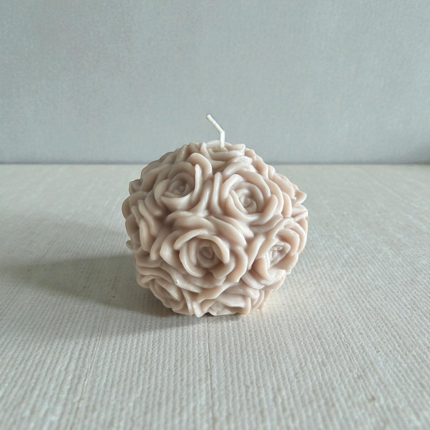3D Rose Sphere Candle