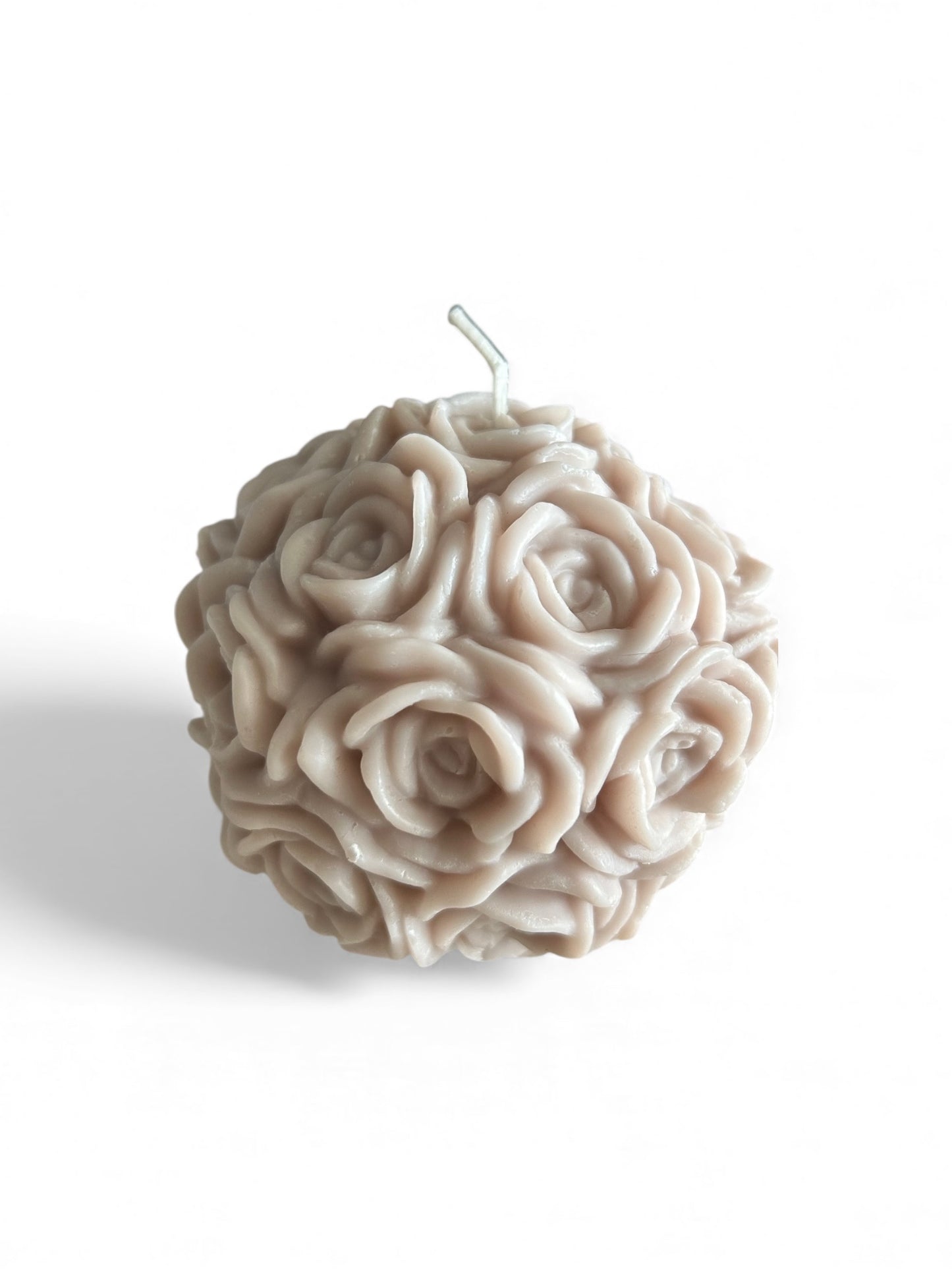 3D Rose Sphere Candle