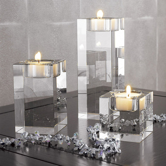 Crystal Block Candlelight